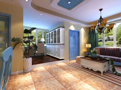 宝业东城广场  地中海风格